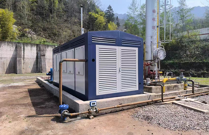 氣舉壓縮機(jī)使用現(xiàn)場(chǎng)普光油田